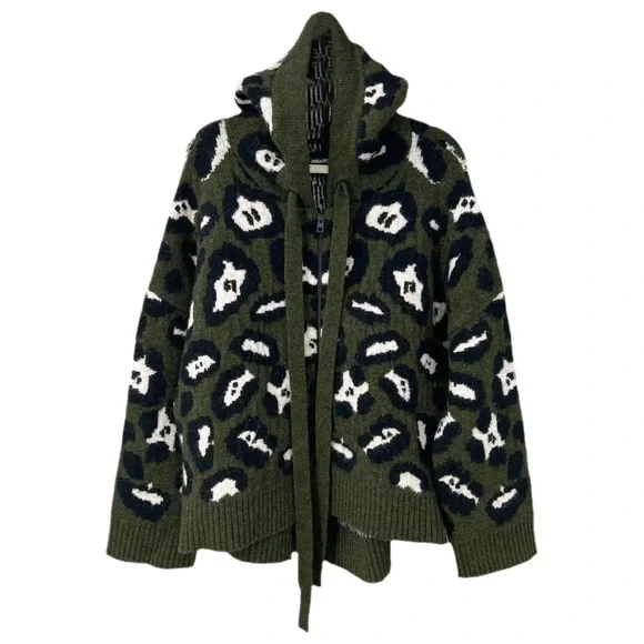 Zadig & Voltaire Lennox Hooded Zip Cardigan
Color : Green
size M-L EUC - Picture 7 of 12